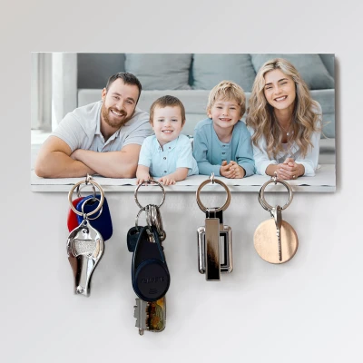 Personalizovaný držiak na kľúče – S jedným obrázkom