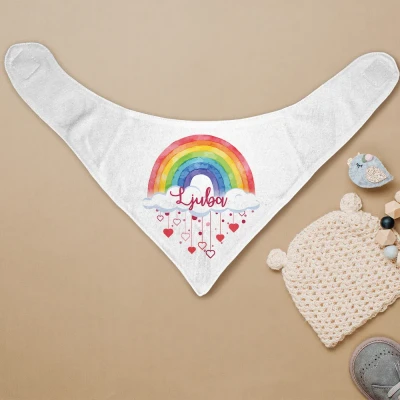 Personalizovaná bandana pre deti - Dúha