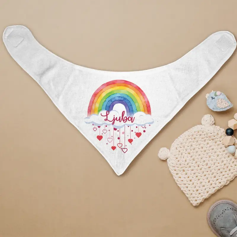 Personalizovaná bandana pre deti - Dúha