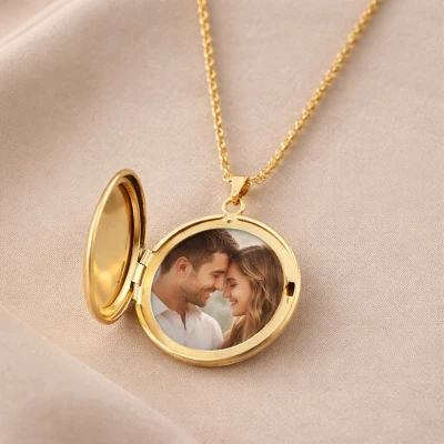Medailónový náhrdelník s fotografiou