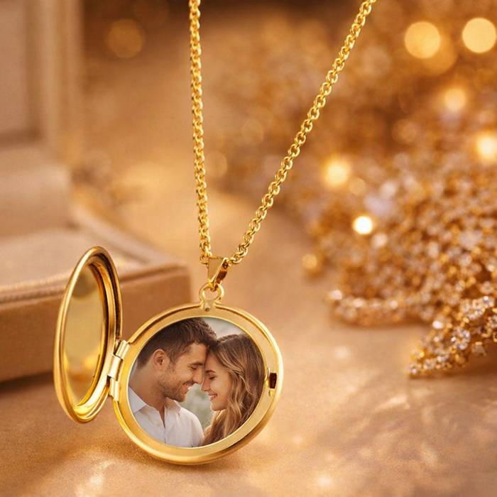 Medailónový náhrdelník s fotografiou