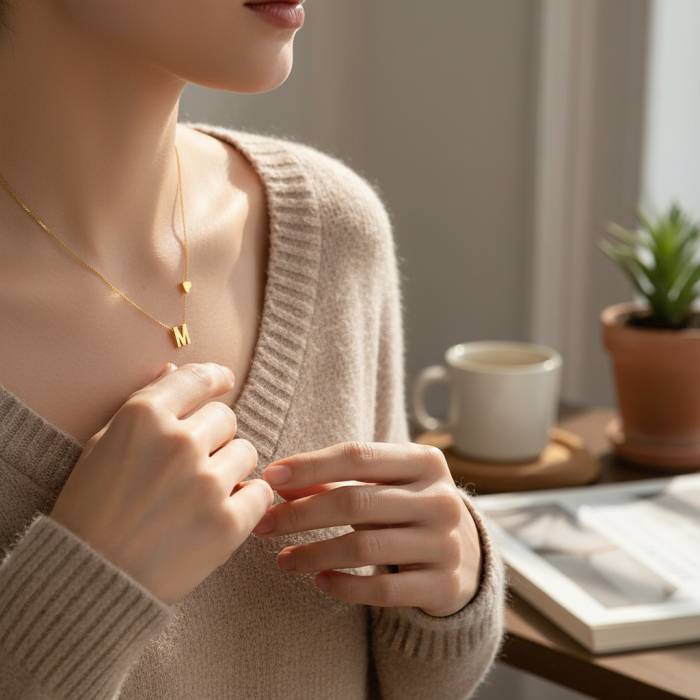 Personalizovaný náhrdelník s tvojou iniciálou