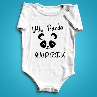 Personalizované detské body - Malá panda