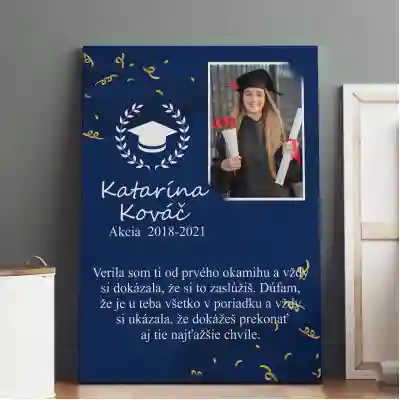Personalizovaný obraz - Absolvent s fotografiou