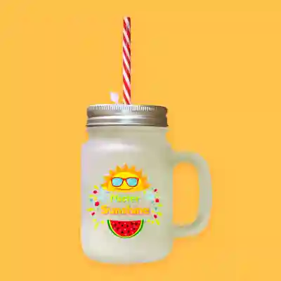 Personalizovaný hrnček so slamkou - Mister Sunshine