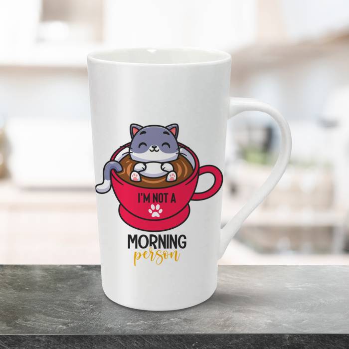 Personalizovaný hrnček na latte 470ml - I'm not a morning person