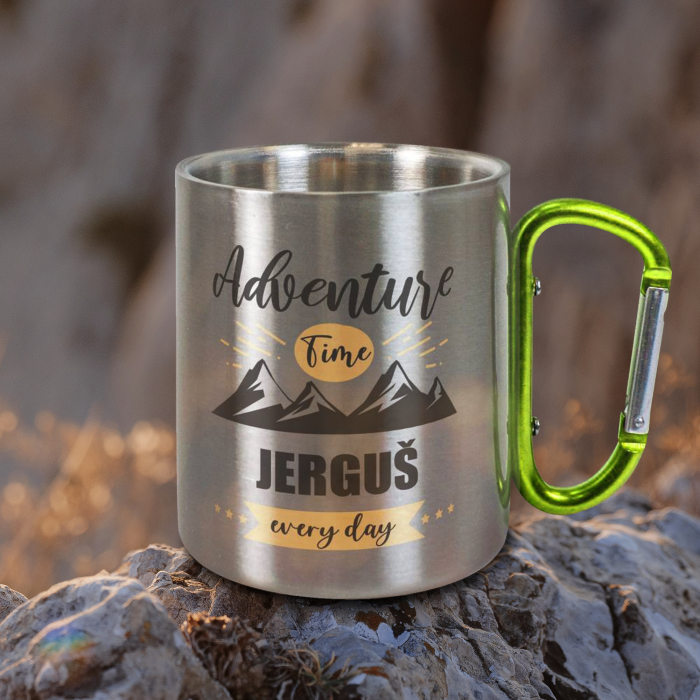 Personalizovaný hrnček z nerezovej ocele 200ml - Adventure time