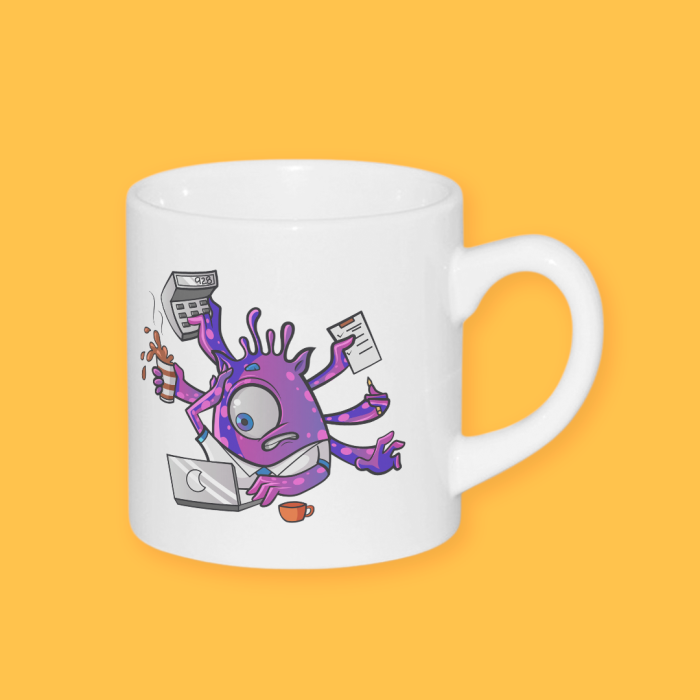 Personalizovaný hrnček na kávu - Monday monster