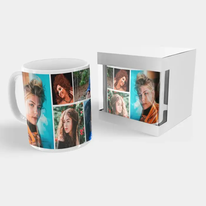 Personalizovaný hrnček s 5 obrázkami 