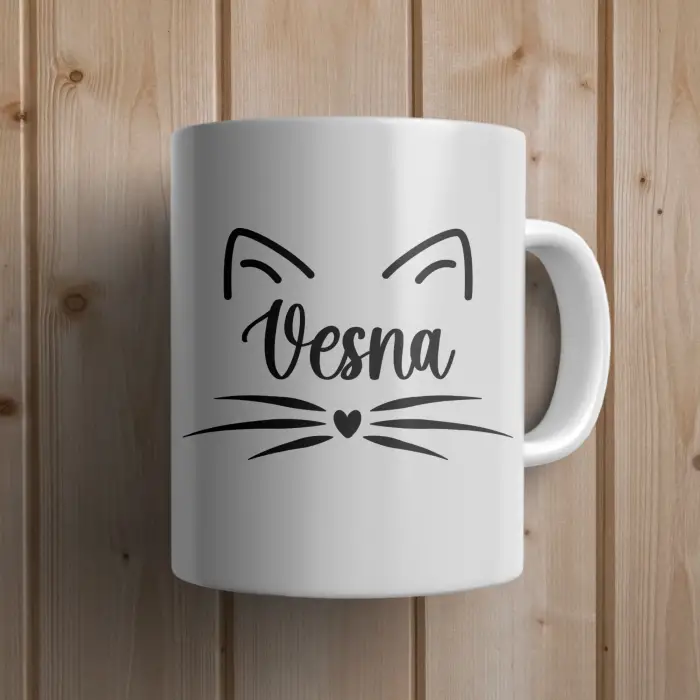 Personalizovaný hrnček s mačkou