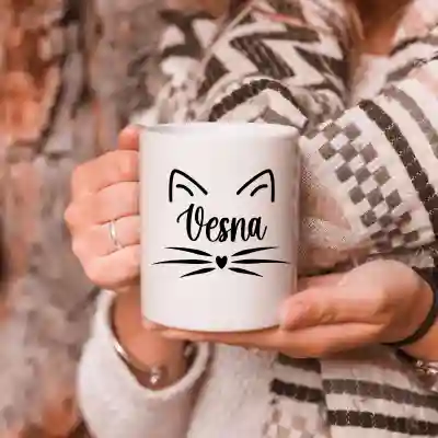 Personalizovaný hrnček s mačkou