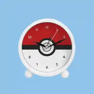 Hodiny s budíkom - Pokemon Ball