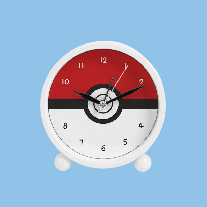 Hodiny s budíkom - Pokemon Ball