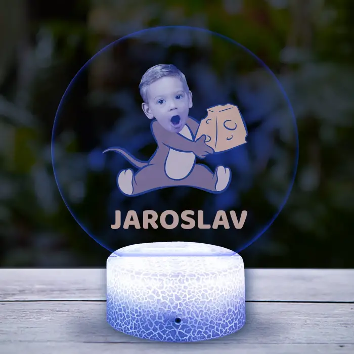Prispôsobená LED lampa pre detskú izbu