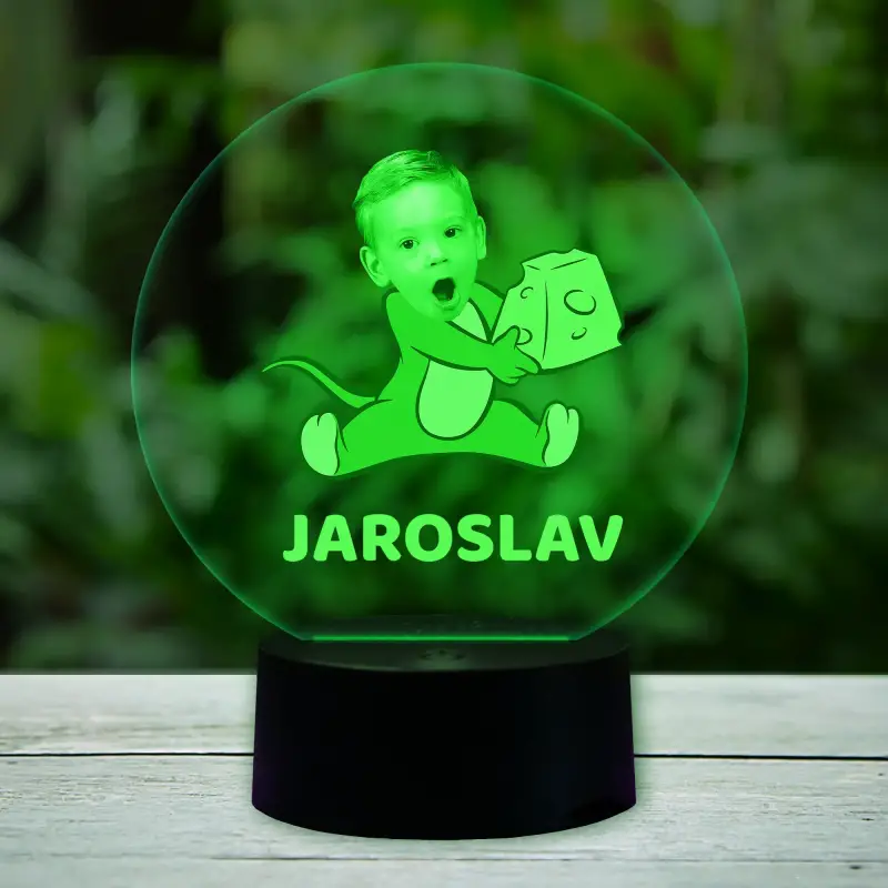 Prispôsobená LED lampa pre detskú izbu