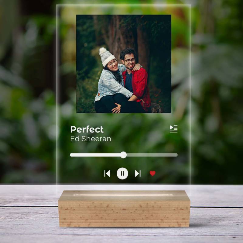 Spotify vlastné 3D led lampa