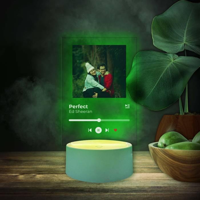 Spotify vlastné 3D led lampa