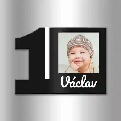 Magnet na chladničku na oslavu jedného roka