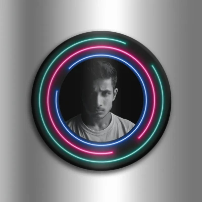 Magnet na chladničku na mieru - NEÓN