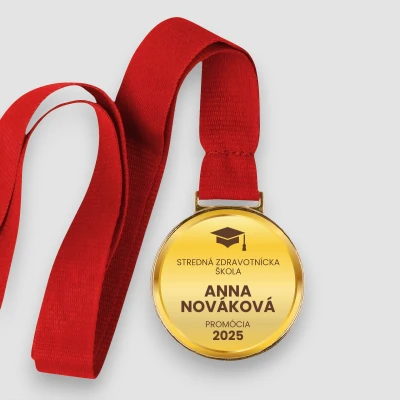 Personalizovaná medaila - Farebný absolvent