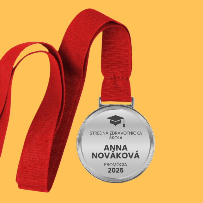Personalizovaná medaila - Farebný absolvent