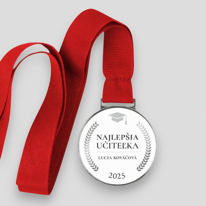 Personalizovaná medaila - Najlepšia učiteľka