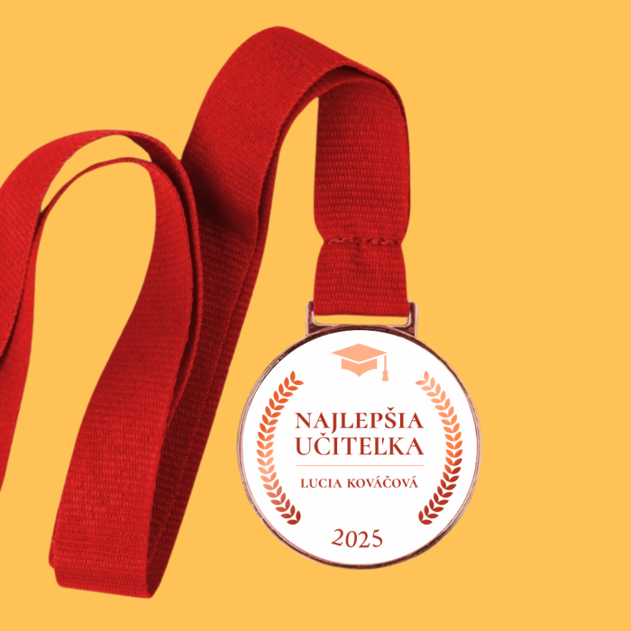 Personalizovaná medaila - Najlepšia učiteľka