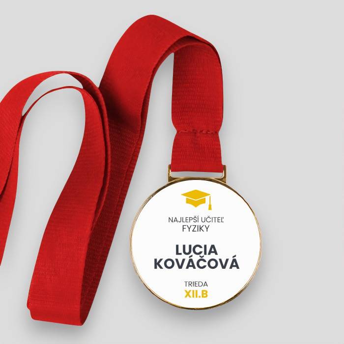 Personalizovaná medaila - Obľúbený predmet