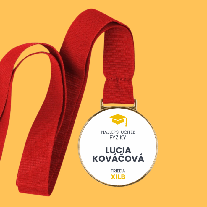 Personalizovaná medaila - Obľúbený predmet
