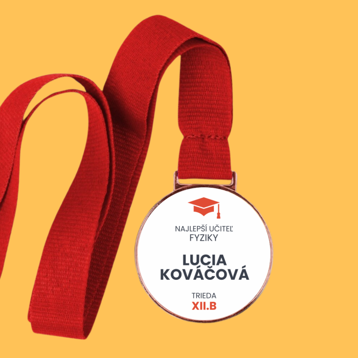 Personalizovaná medaila - Obľúbený predmet