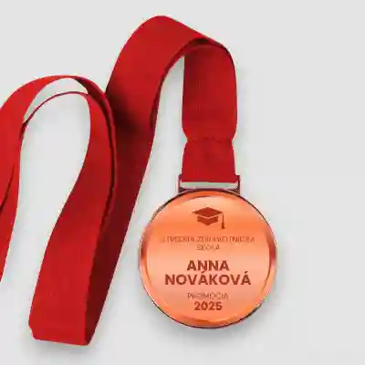 Personalizovaná medaila - Farebný absolvent