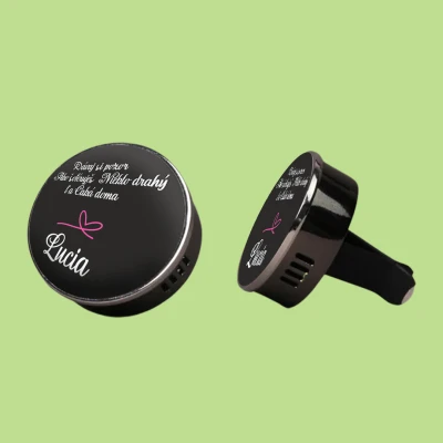 Parfumovaný kovový osviežovač - Správa