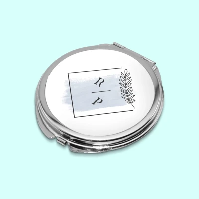 Vreckové zrkadlo - Vaše iniciály