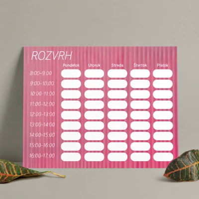Personalizovaný školský rozvrh
