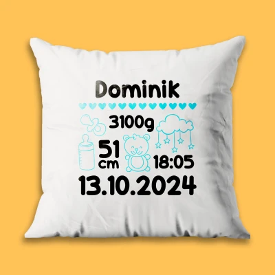 Personalizovaný vankúš - Baby Boy
