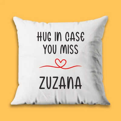 Personalizovaný vankúš - In case you miss