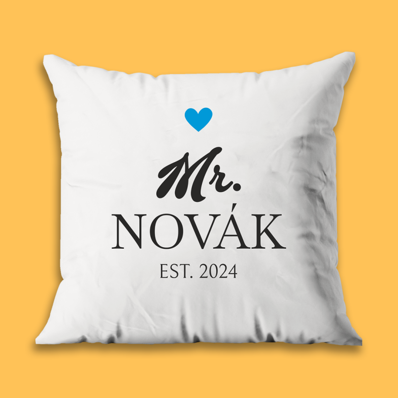 Personalizovaný vankúš - Pán