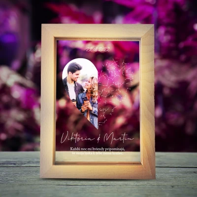 Svietiaci fotorámik – Súhvezdia