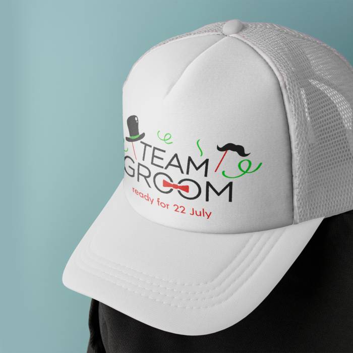 Personalizovaná čiapka - Team Groom
