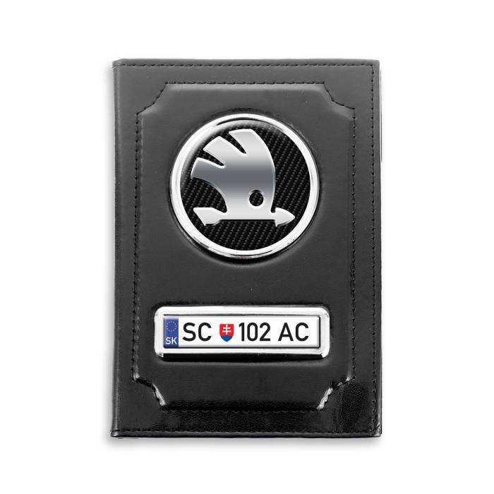 Púzdro na doklady - Skoda Silver
