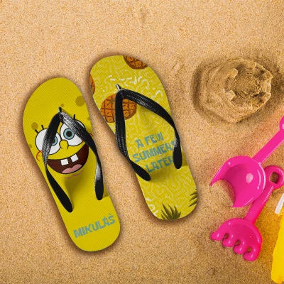 Personalizované letné papuče - Sponge