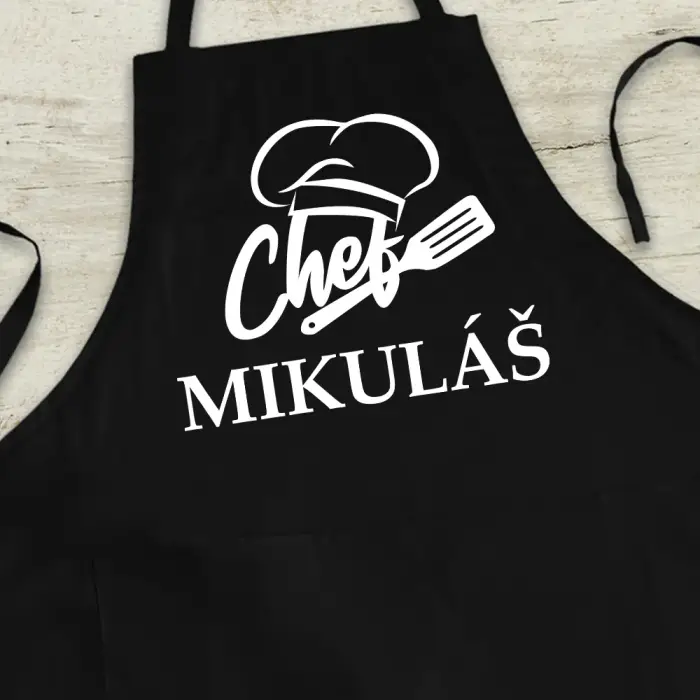 Personalizovaná kuchynská zástera - Šéfkuchár