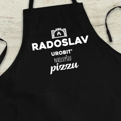Personalizovaná kuchynská zástera - Najlepší pizzaiolo