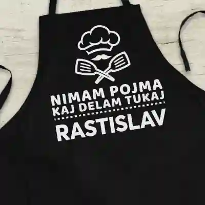 Personalizovaná kuchynská zástera - Nemám poňatie, čo tu robím
