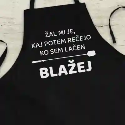 Personalizovaná kuchynská zástera s odkazom