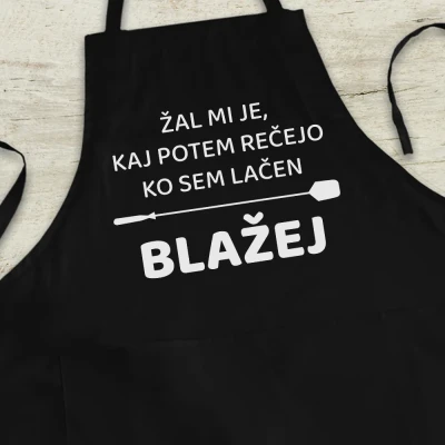 Personalizovaná kuchynská zástera s odkazom
