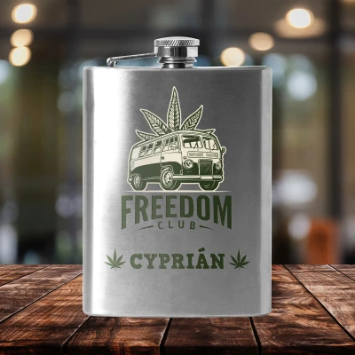 Personalizované vreckové flaše - Freedom