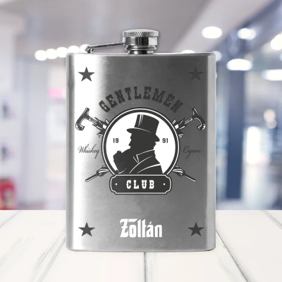 Personalizované vreckové flaše - Gentlemen