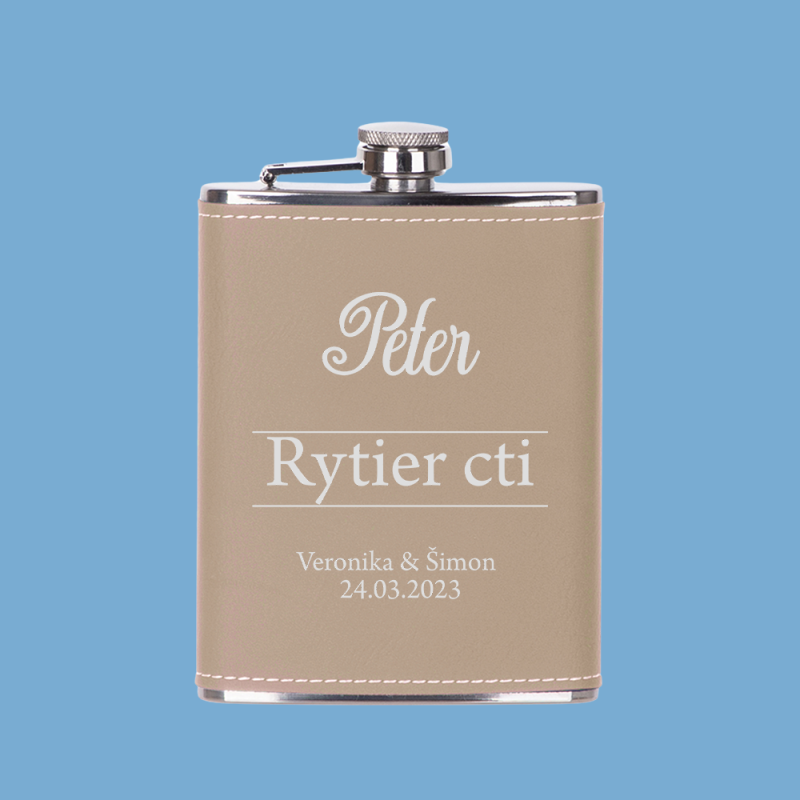 Vrecková fľaša – Rytier cti