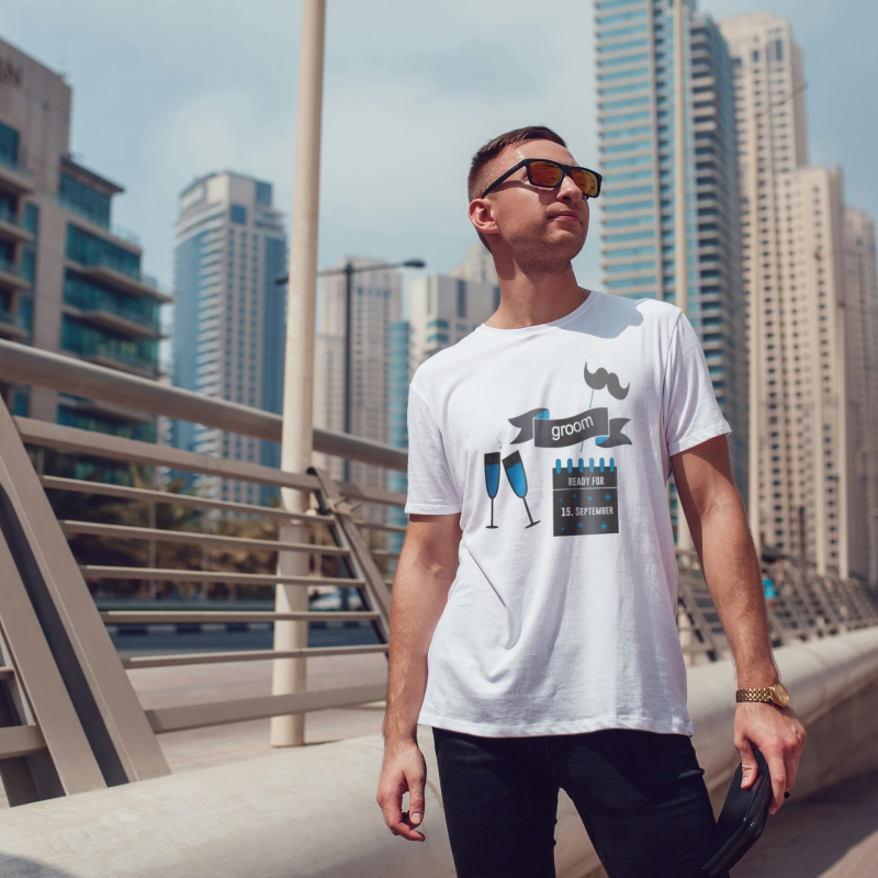 Personalizované tričko na rozlúčku so slobodou - For the Groom Personalizované tričko na rozlúčku so slobodou - For the Groom